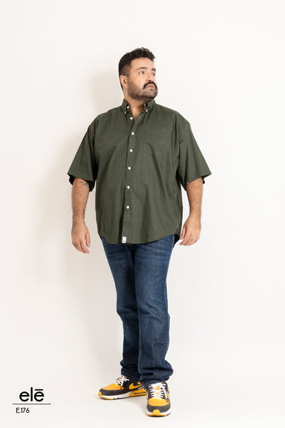 CAMISA VERDE MANGA CORTA