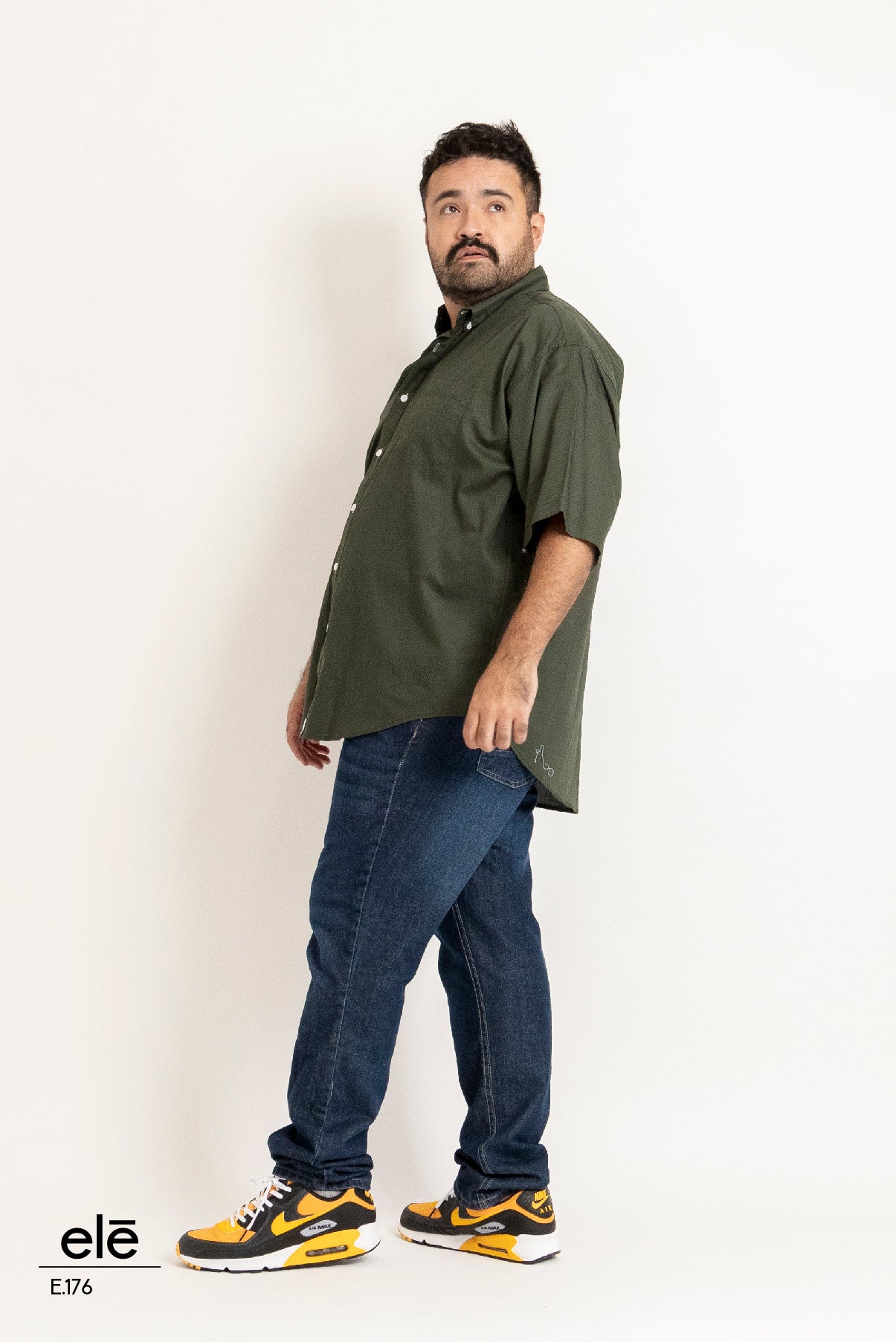 CAMISA VERDE MANGA CORTA