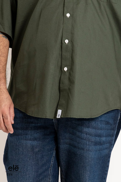 CAMISA VERDE MANGA CORTA
