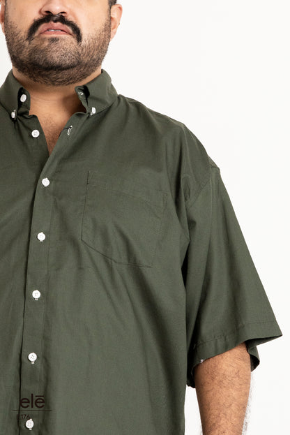 CAMISA VERDE MANGA CORTA