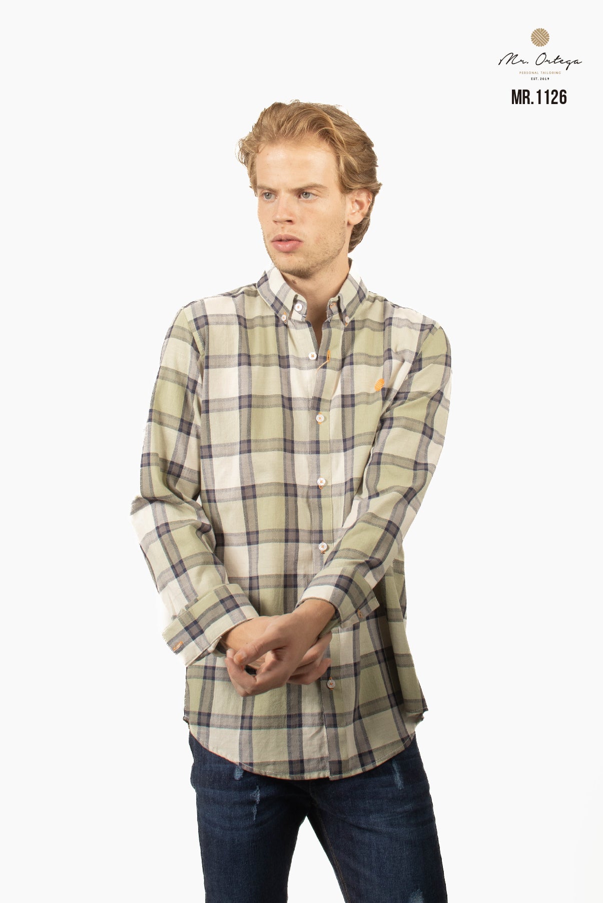 CAMISA CUADROS VERDE OLIVO