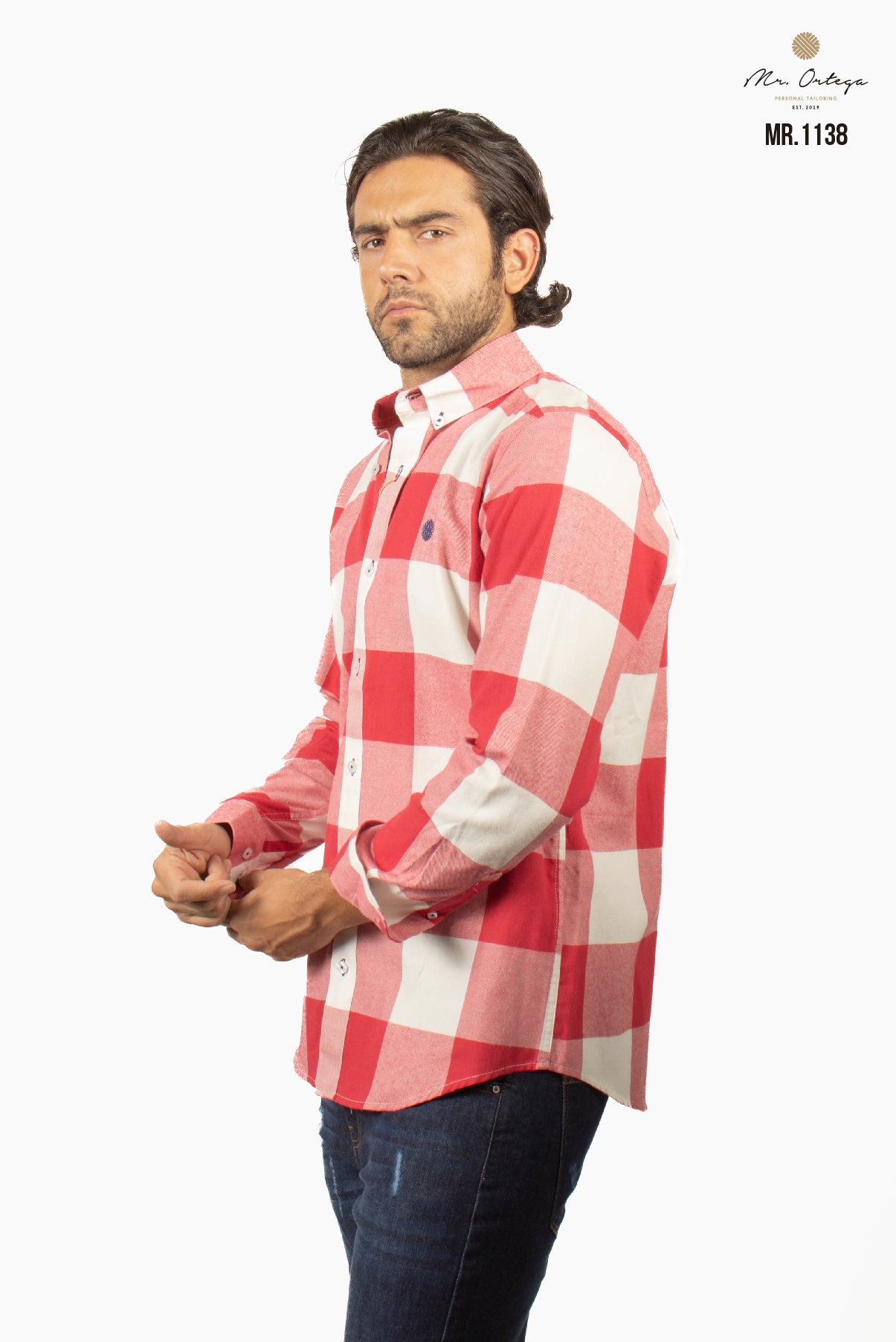 CAMISA CUADROS ROSA MEXICANO