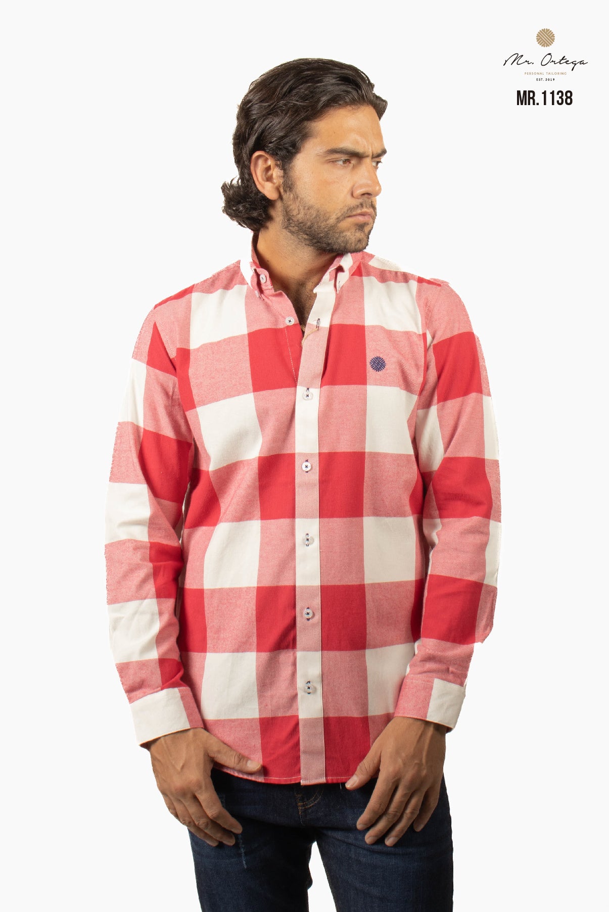 CAMISA CUADROS ROSA MEXICANO