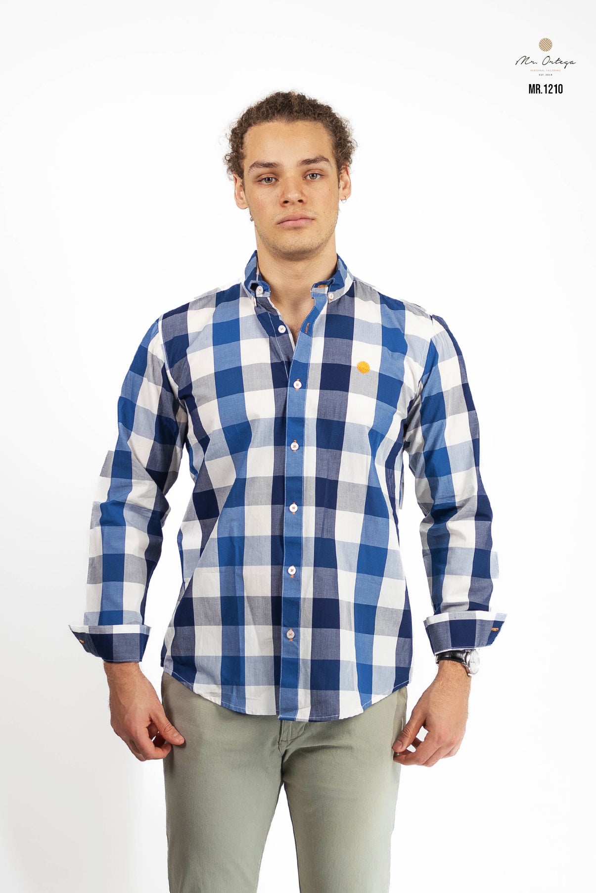 CAMISA CUADROS AZUL REY / MARINO / BLANCO