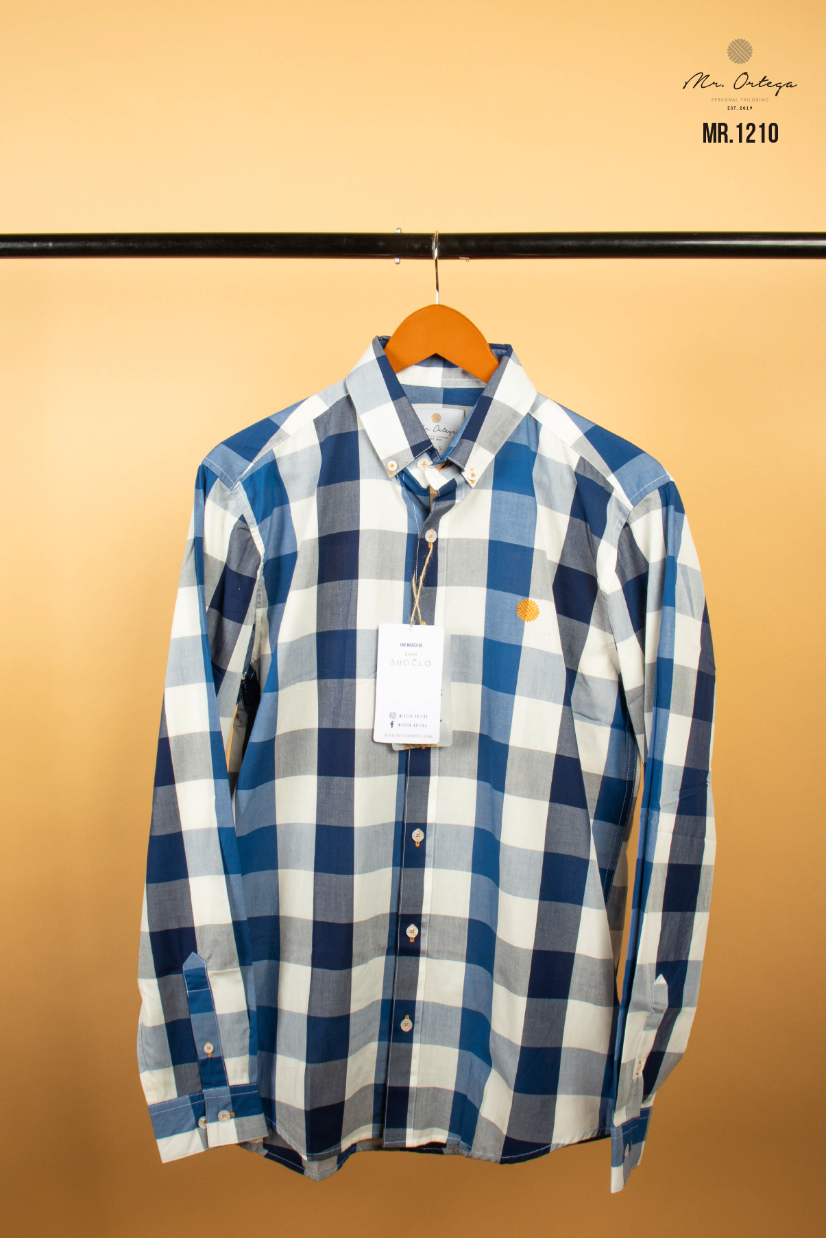 CAMISA CUADROS AZUL REY / MARINO / BLANCO