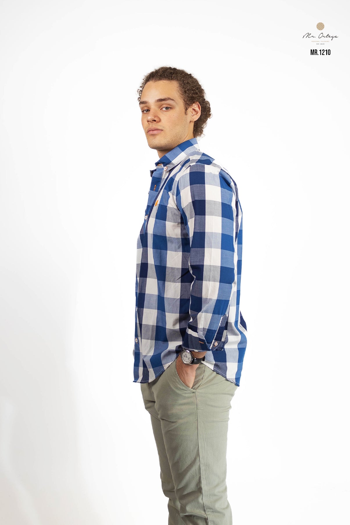 CAMISA CUADROS AZUL REY / MARINO / BLANCO