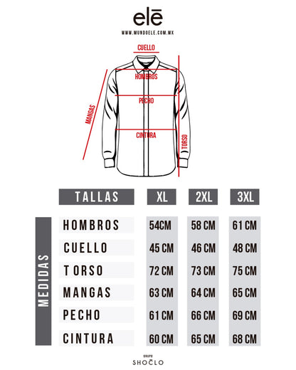 CAMISA RAYAS DELGADAS ROJA