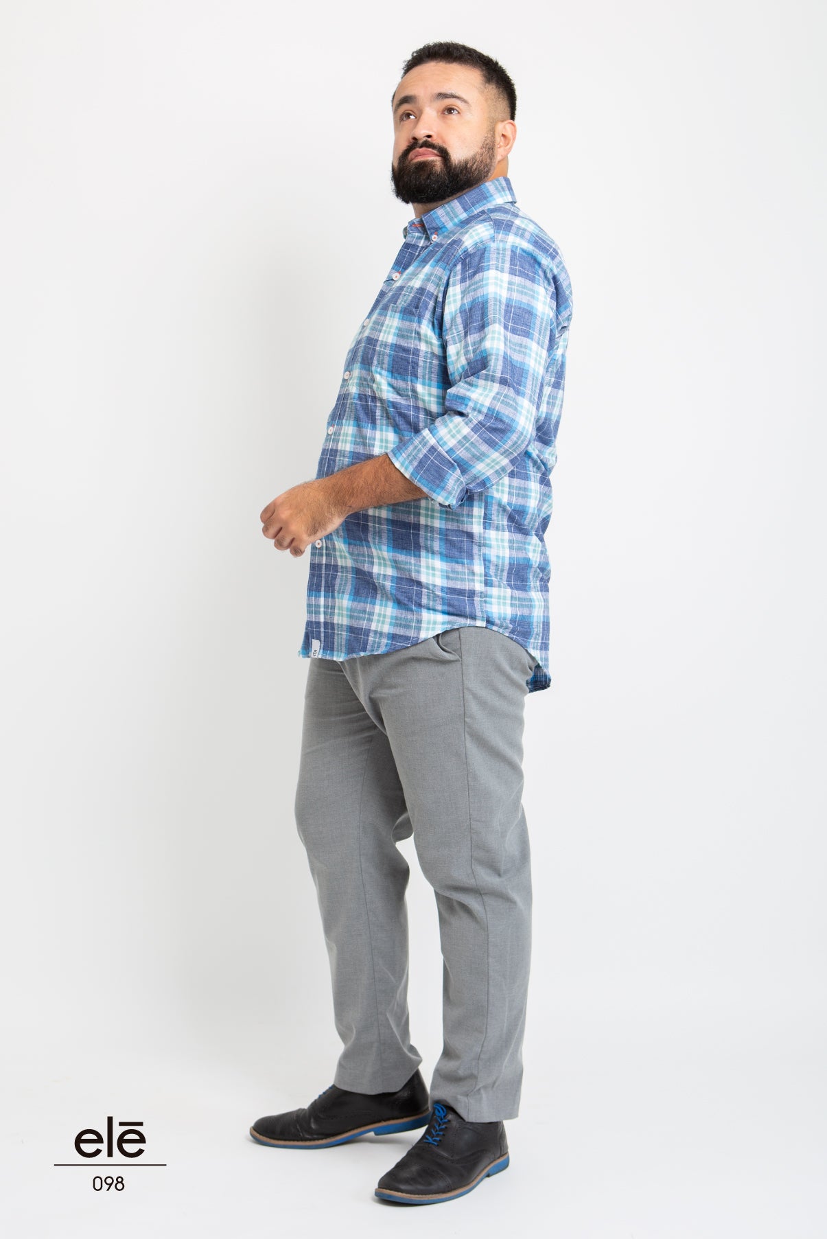 CAMISA CUADROS AZUL MARINO / VERDE