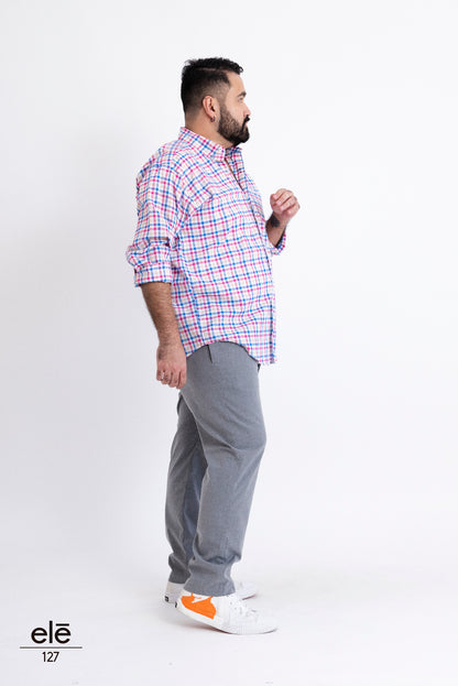 CAMISA CUADRO AMARILLO / ROSA /AZUL